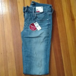 Express mid rise skinny denim perfect jean 4S